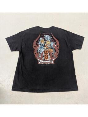 Rare Y2K Dragon Ball Z Super Saiyan Goku vs Vegeta T-shirt